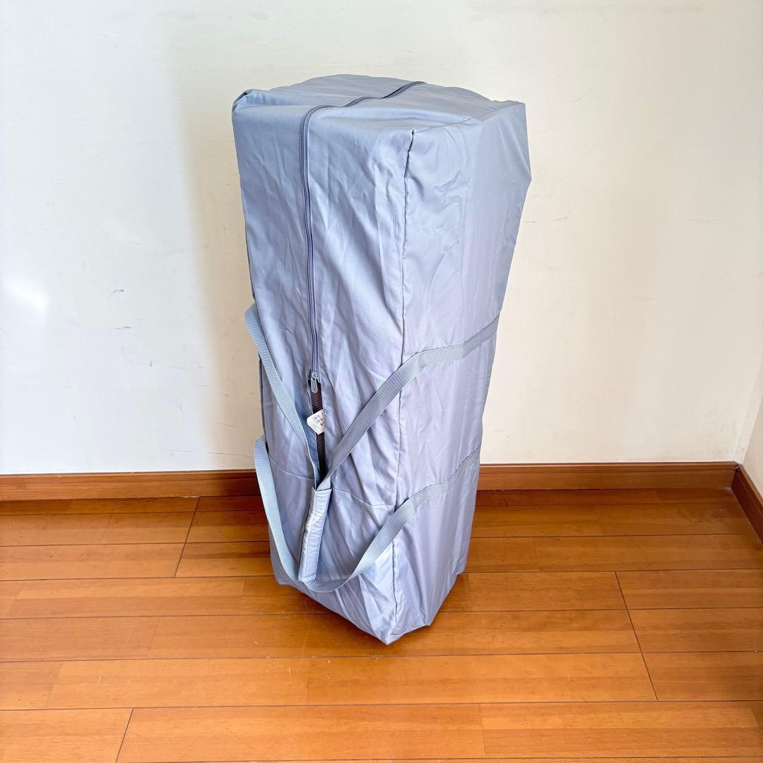 【美品・付属品完備】アップリカ ココネルエアーABベビーベッド グレーベアー