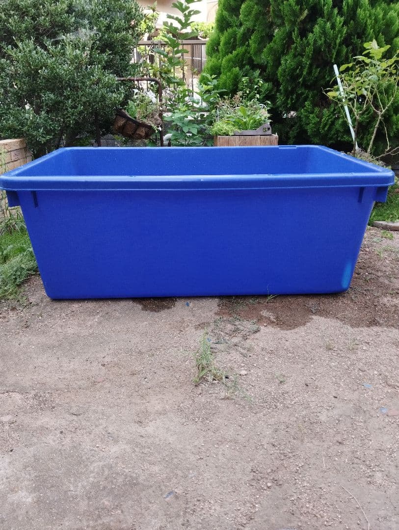 千葉県引き取り限定　角タブ400　大型プラスチック水槽