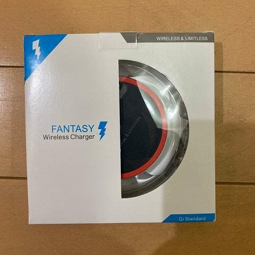 コンパクト ワイヤレス充電器 Qi規格 スマホ 置くだけ充電パッド ブラック