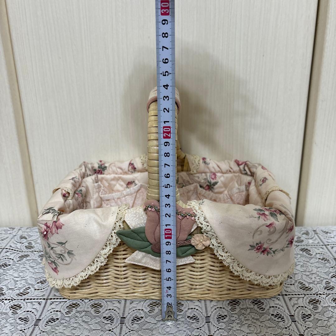 マニー　アルファベットフルールコラージュバスケット