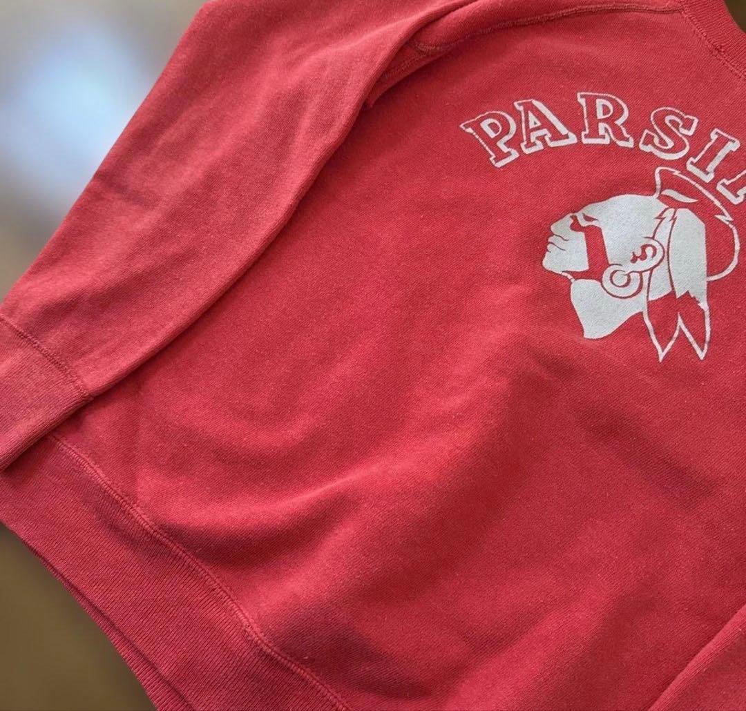 ビンスエ　チャンピオ70s バータグ　スウェットトレーナー　赤色champion