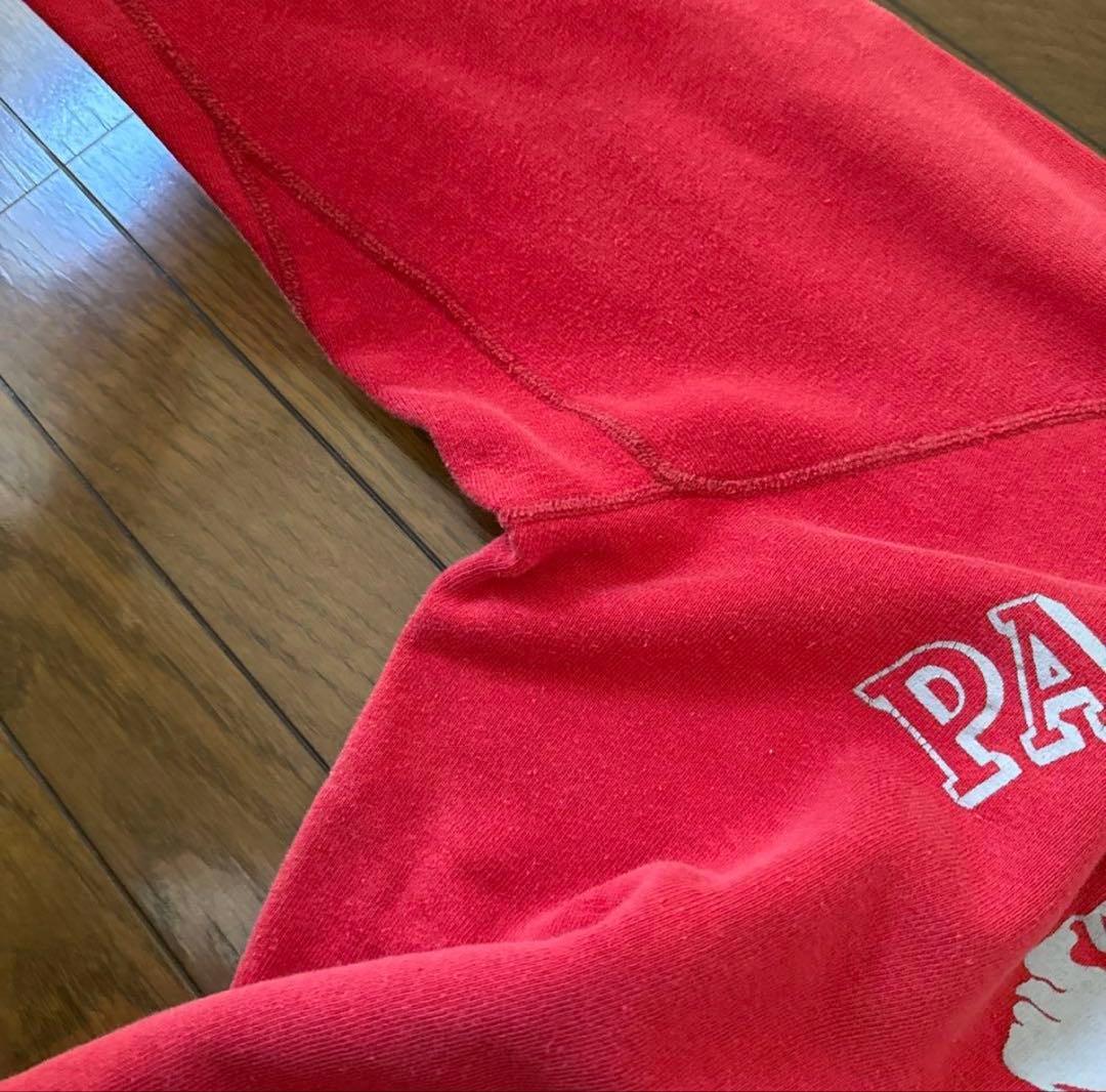 ビンスエ　チャンピオ70s バータグ　スウェットトレーナー　赤色champion