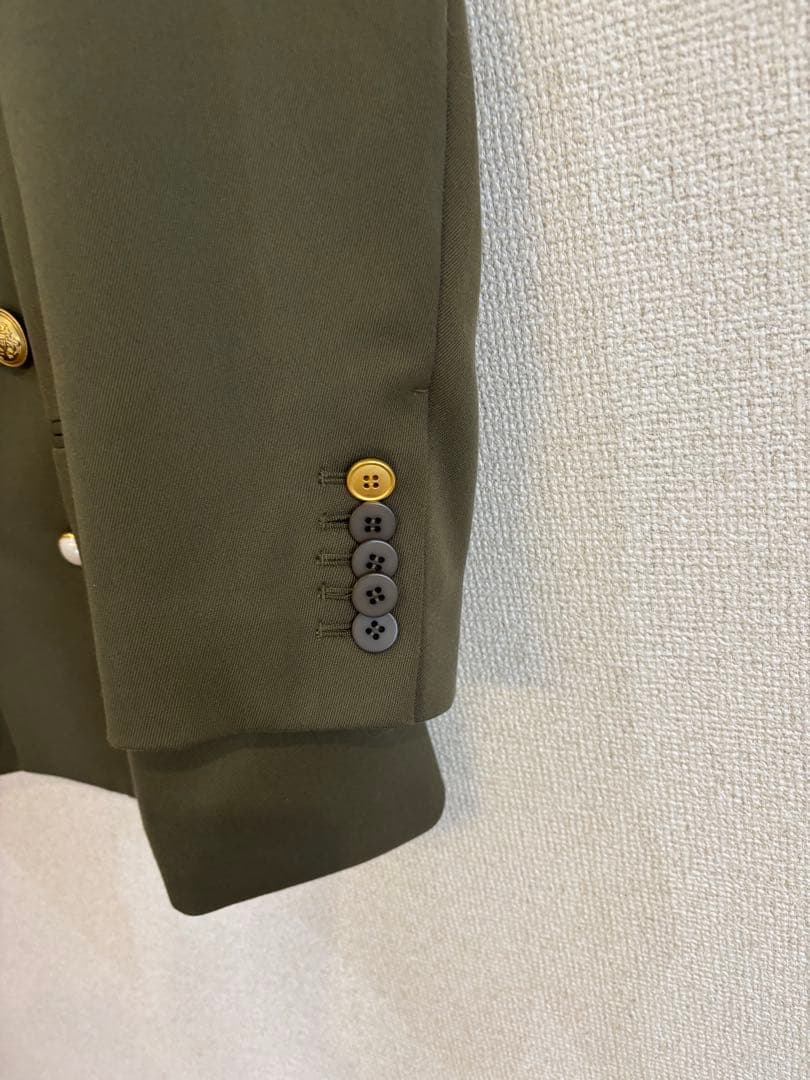 AMERI UND EMBELLISH PAPA JACKET　カーキSサイズ