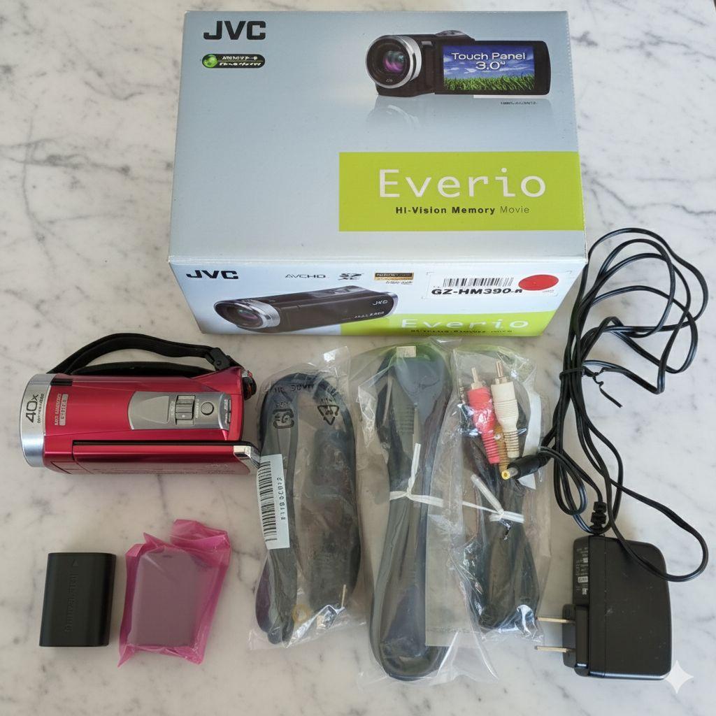 JVC FULL HD ビデオカメラ GZ−HM390‐R