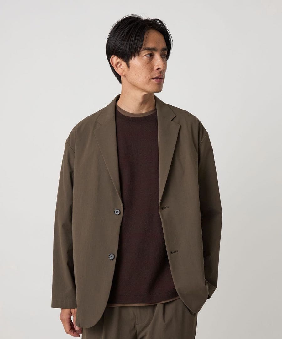 【着用2回美品】360°MASTER リラックス 2ボタン ジャケット　モカ