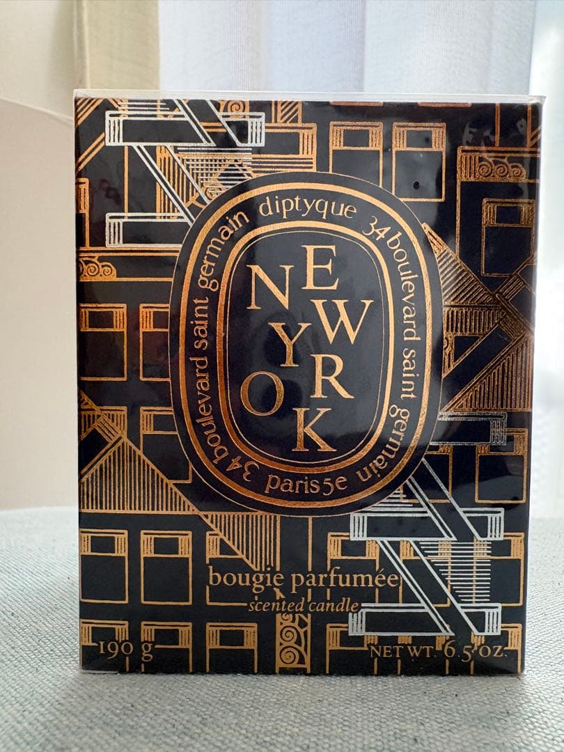 【新品未使用】限定DIPTYQUE シティキャンドル ニューヨーク 190g