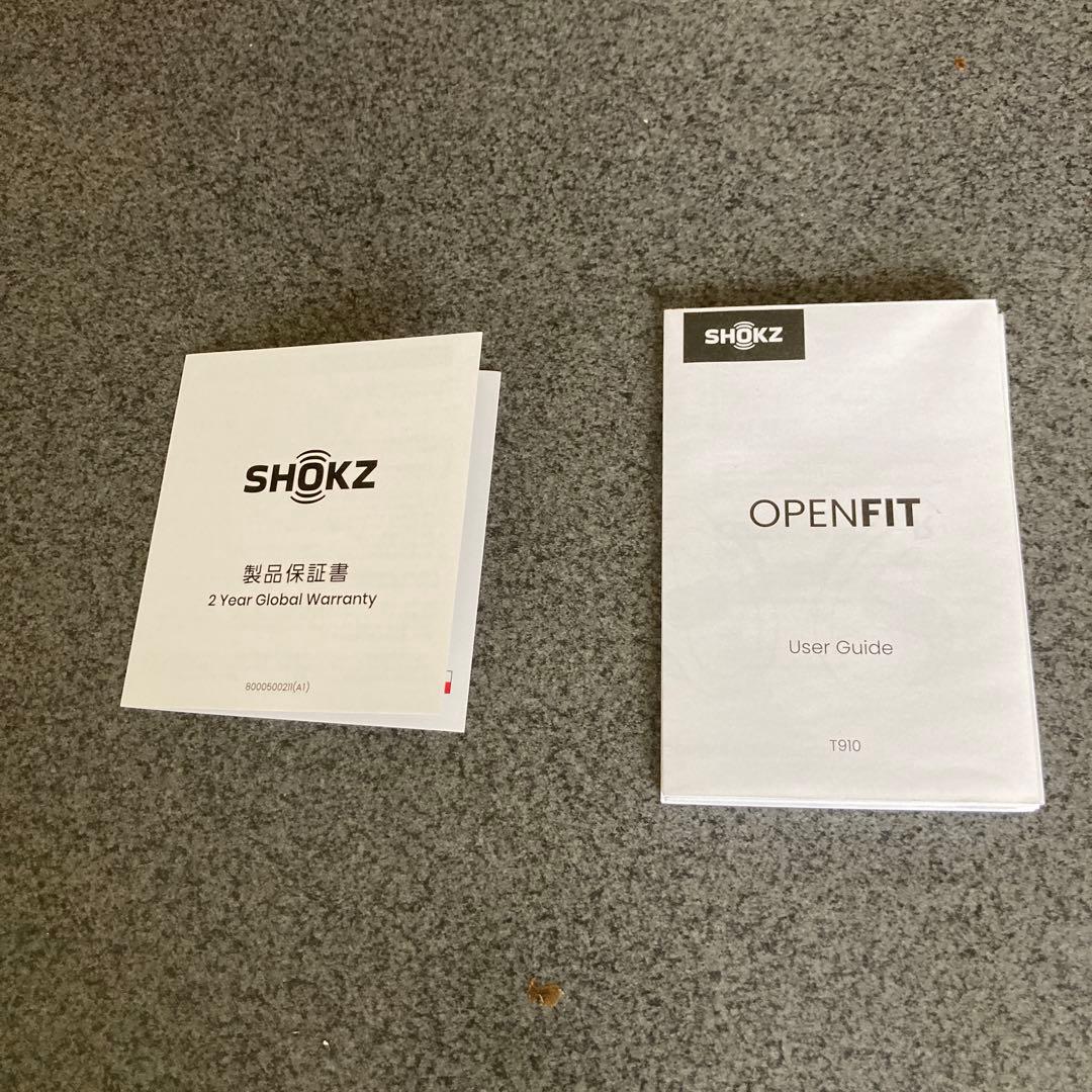 SHOKZ OPENFIT ワイヤレスイヤホン ベージュ