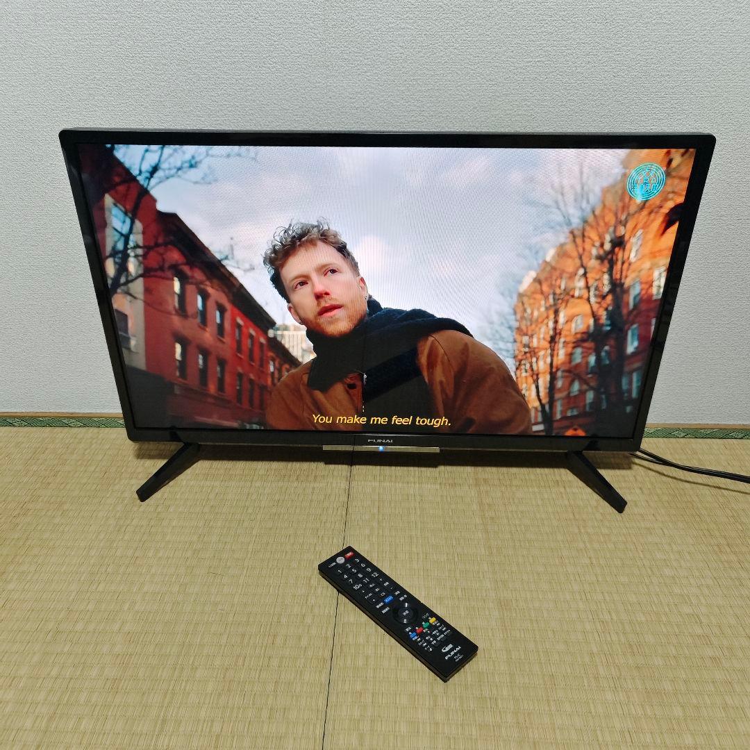 フナイ液晶テレビ 32型 2021年製 500GB内蔵HDD✨新品未使用に近い
