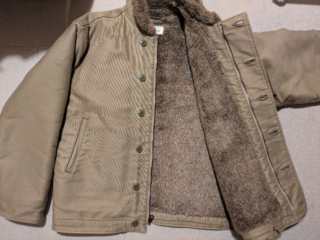 HOUSTON N1デッキジャケット 日本製