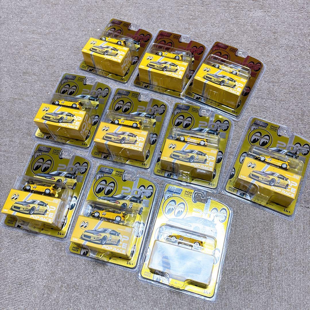 ポップレース 1/64 パンデム シビック EG6 ムーンアイズ　10個 セット
