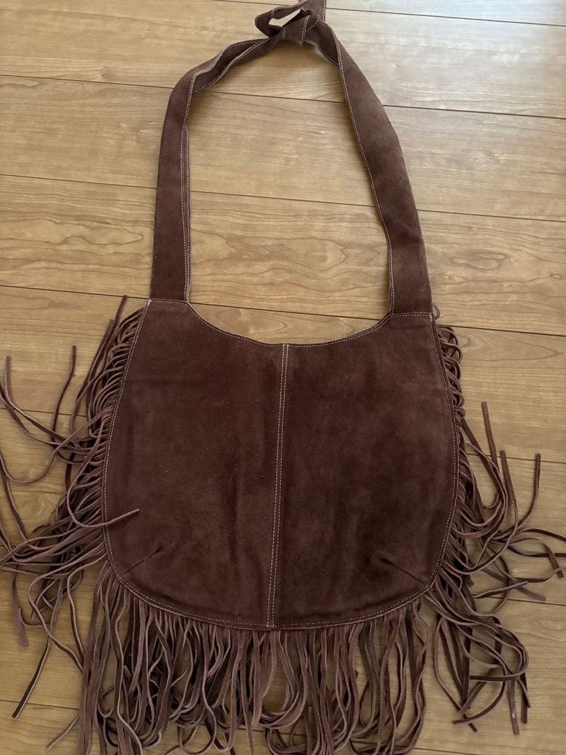 HYSTERIC GLAMOUR フリンジスエードバッグ