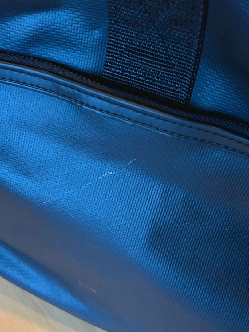 吉田カバン 初期 ラゲッジレーベル 青バッテン ニューライナー ドラムバッグ 黒