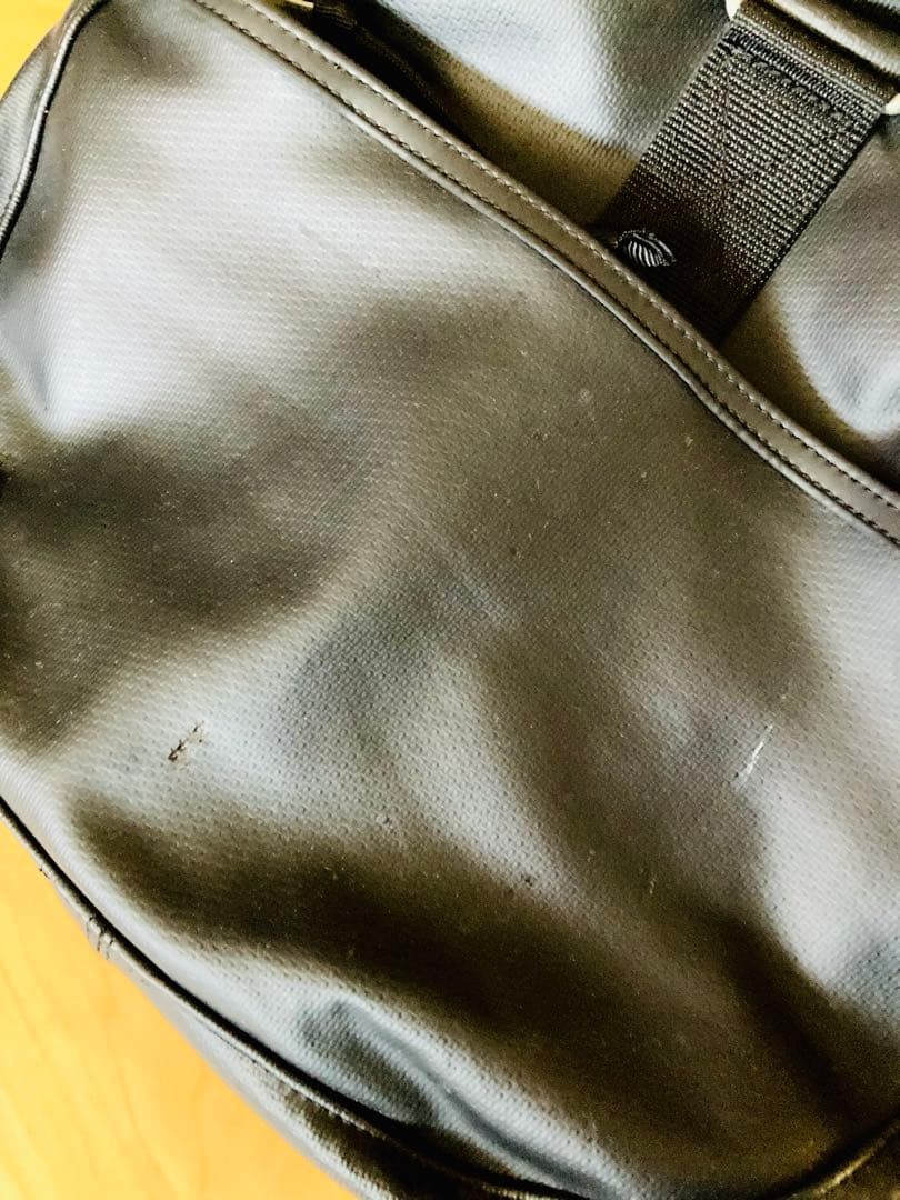 吉田カバン 初期 ラゲッジレーベル 青バッテン ニューライナー ドラムバッグ 黒