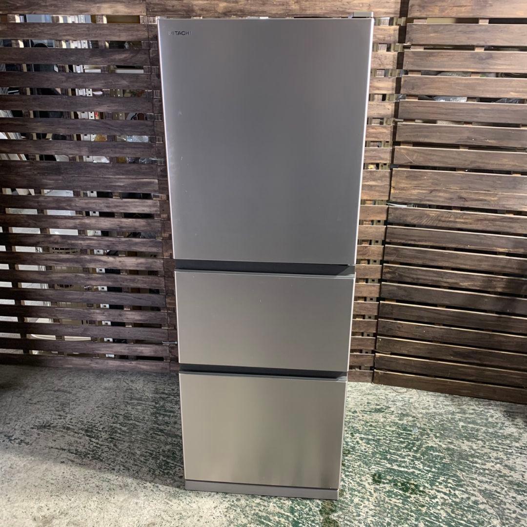 J823 HITACHI 3ドア 冷蔵庫 R-27NV シルバー 2020年製