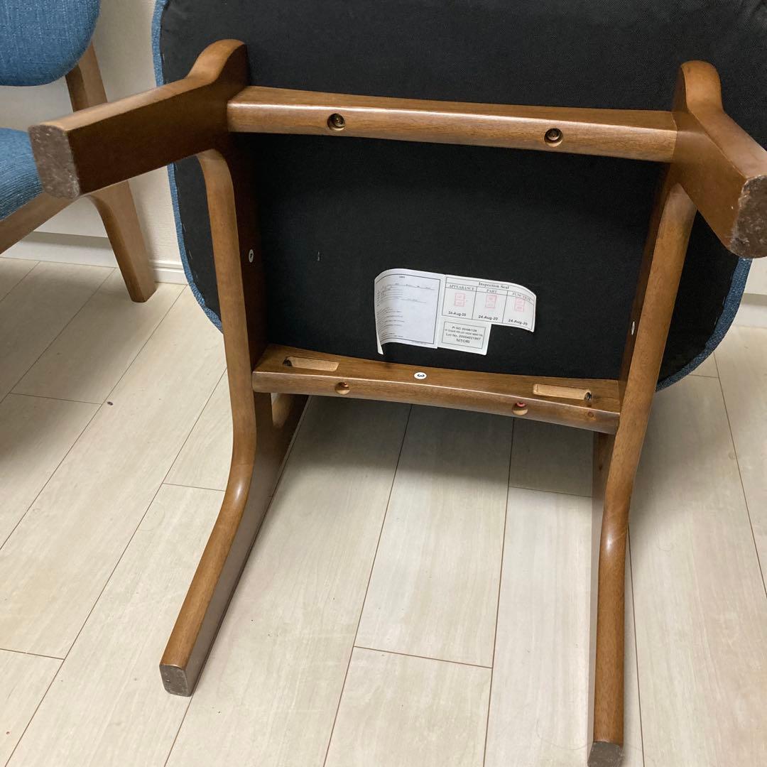 専用、リビングダイニング1人用チェア　　リラックスワイド ニトリ　①