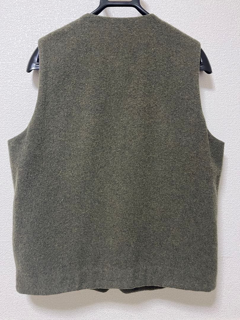 nestrobe CONFECT ウールモッサーベスト カーキ4 コンフェクト