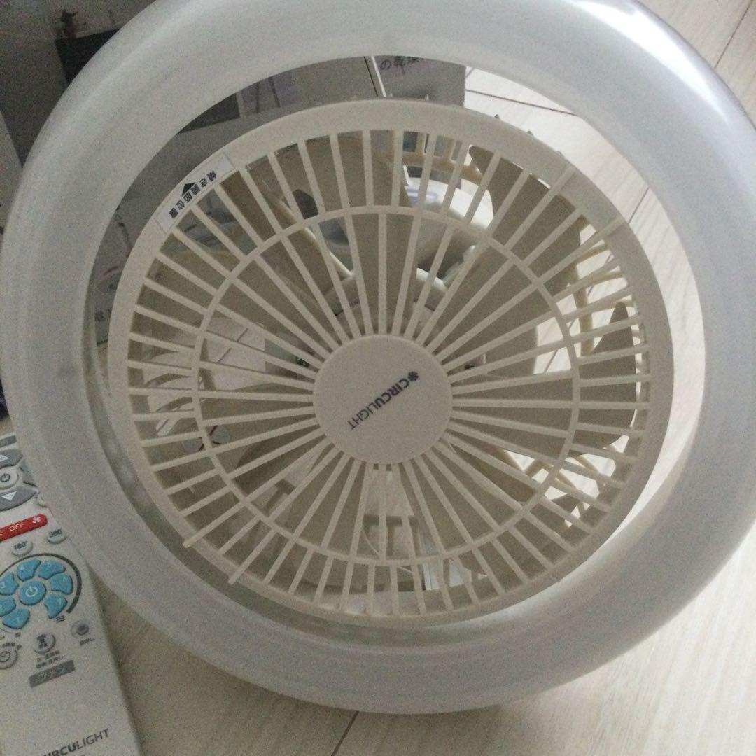 ドウジンシャCIRCU LIGHT [メガR/100W/調光]扇風機 リモコン付
