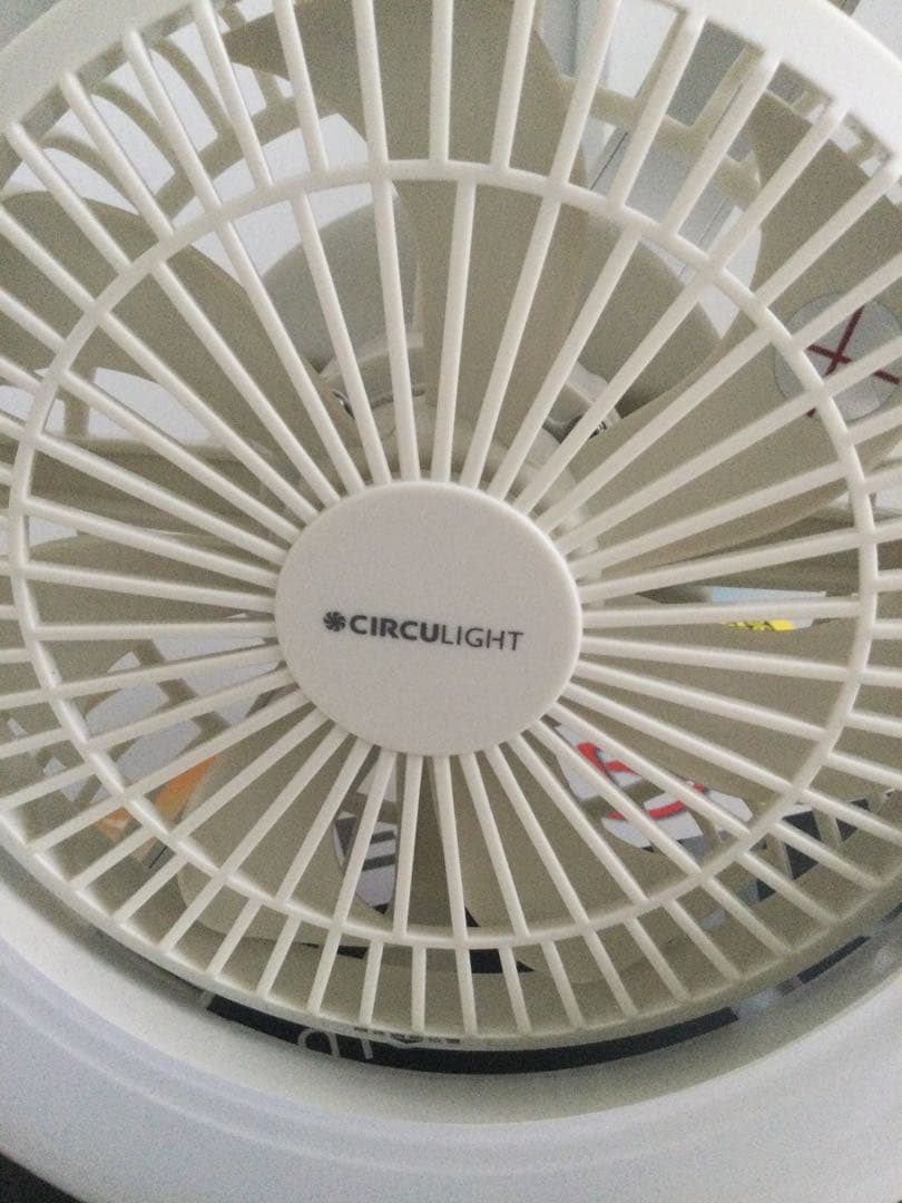 ドウジンシャCIRCU LIGHT [メガR/100W/調光]扇風機 リモコン付