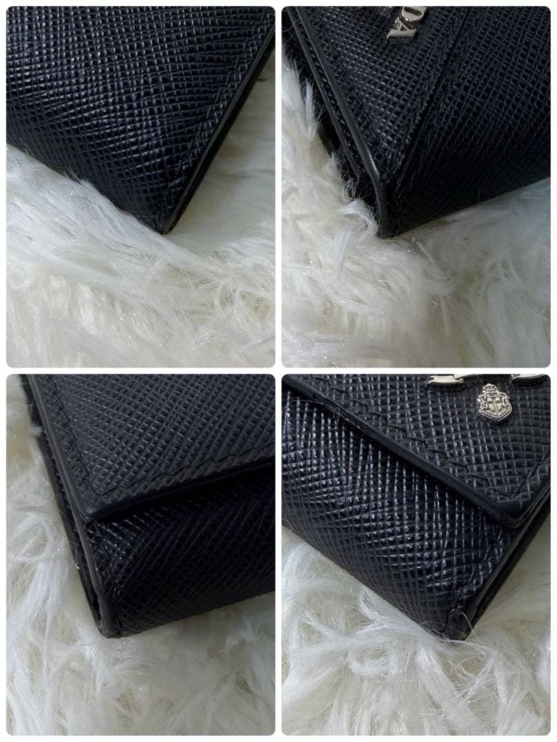 【✨極美品✨】PRADA 6連キーケース シルバーロゴ RFID 付属品完備