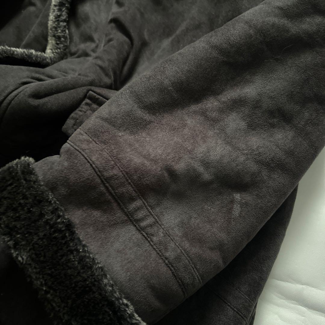 90s 山本寛斎4LサイズKANSAI JEANS ムートンハーフコート