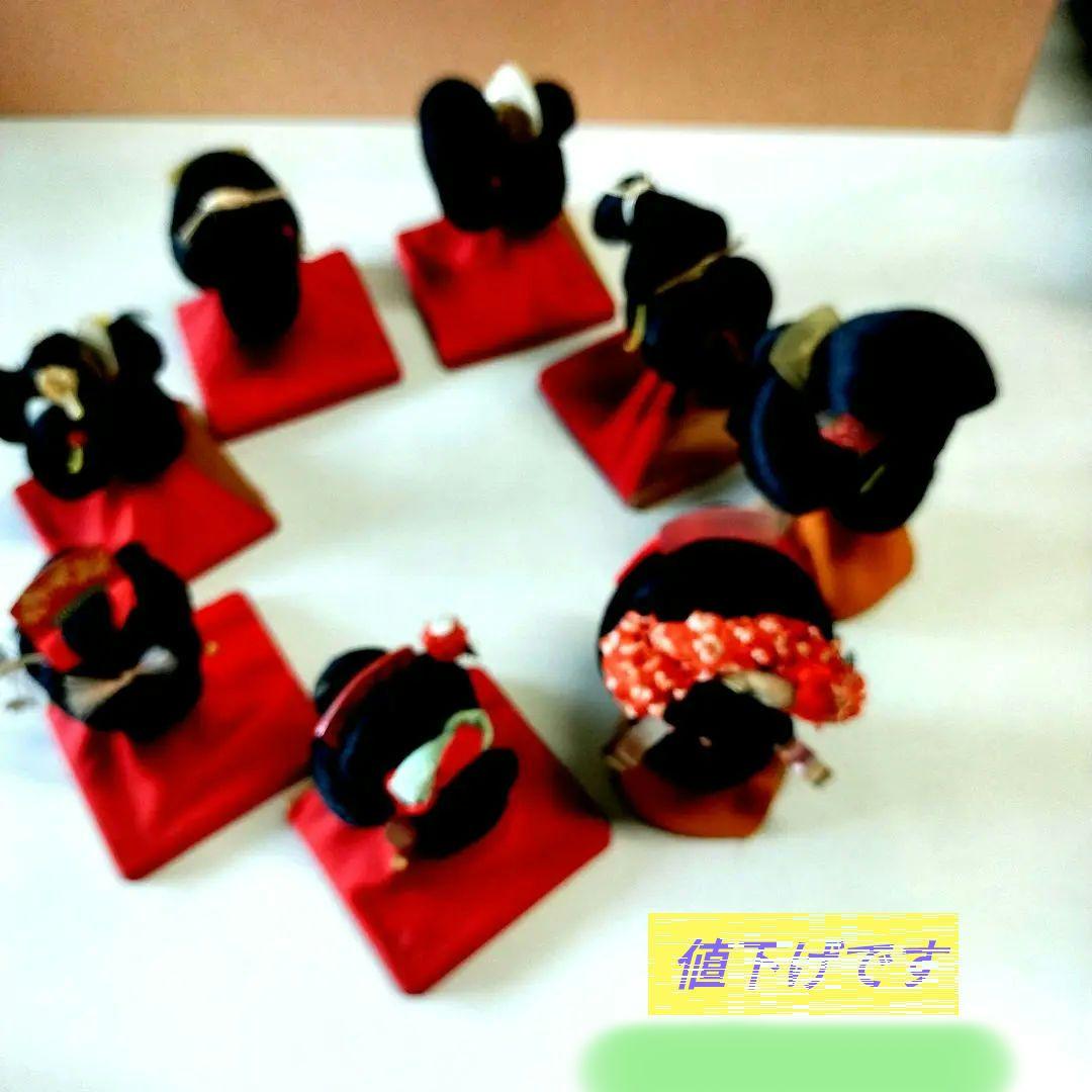 ミニチュア日本髪人形　値下げ中　8種