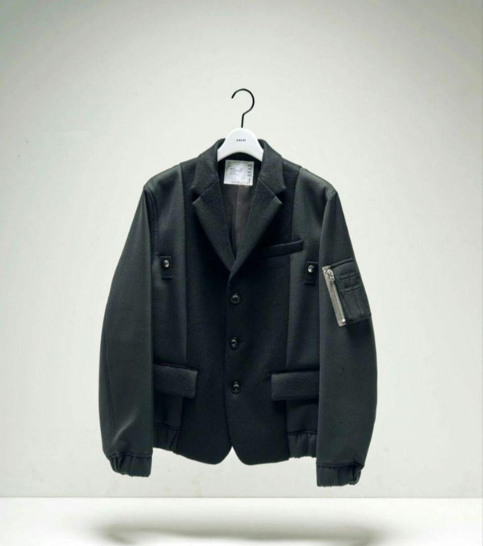 sacai wool melton jacket 25aw サイズ2