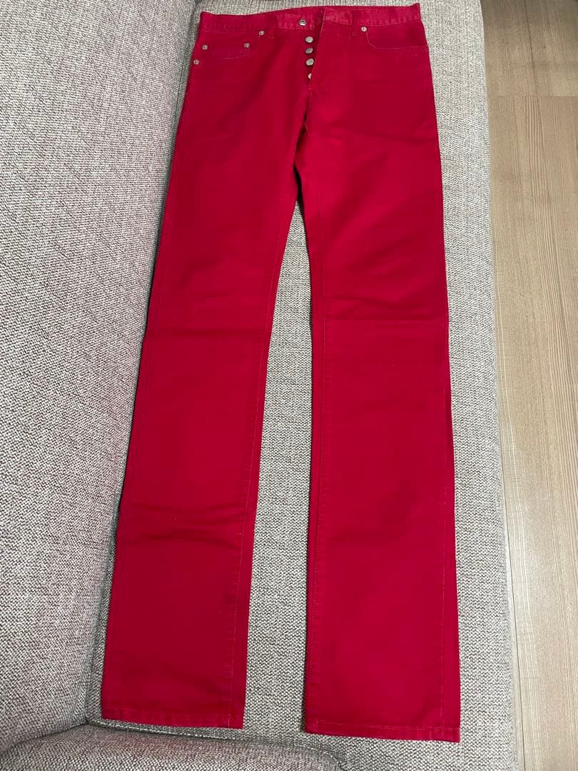 S*i様 Dior HOMME 赤 チノパン 29 エディ期
