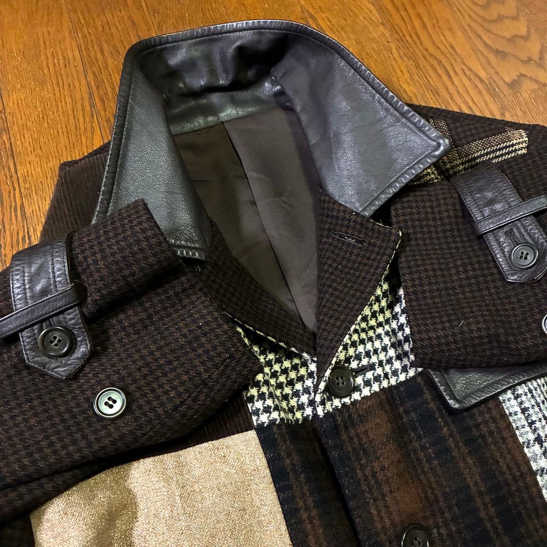 ISSEY MIYAKE DUETRIO パッチワーク ジャケット M