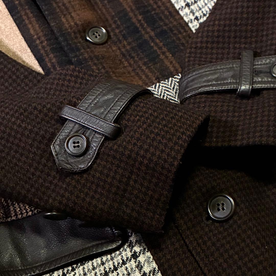 ISSEY MIYAKE DUETRIO パッチワーク ジャケット M