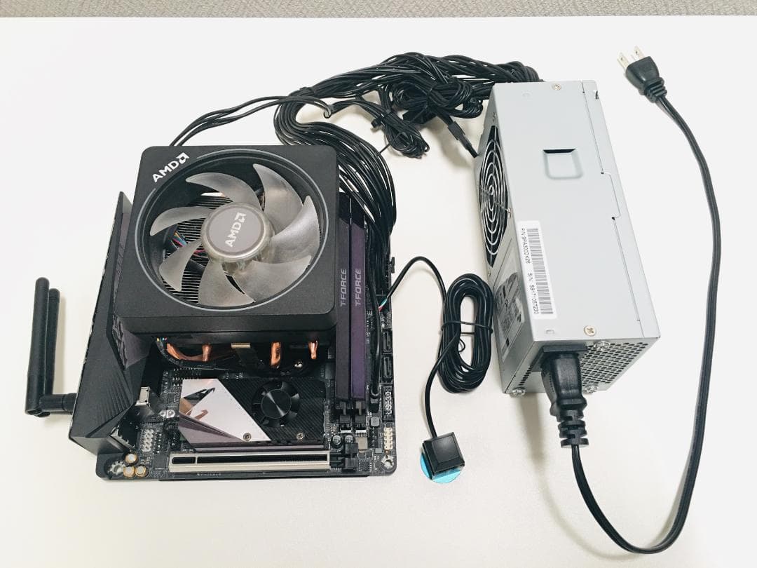 RYZEN 7 5700G■X570 ITX■4800MHzメモリ■電源セット