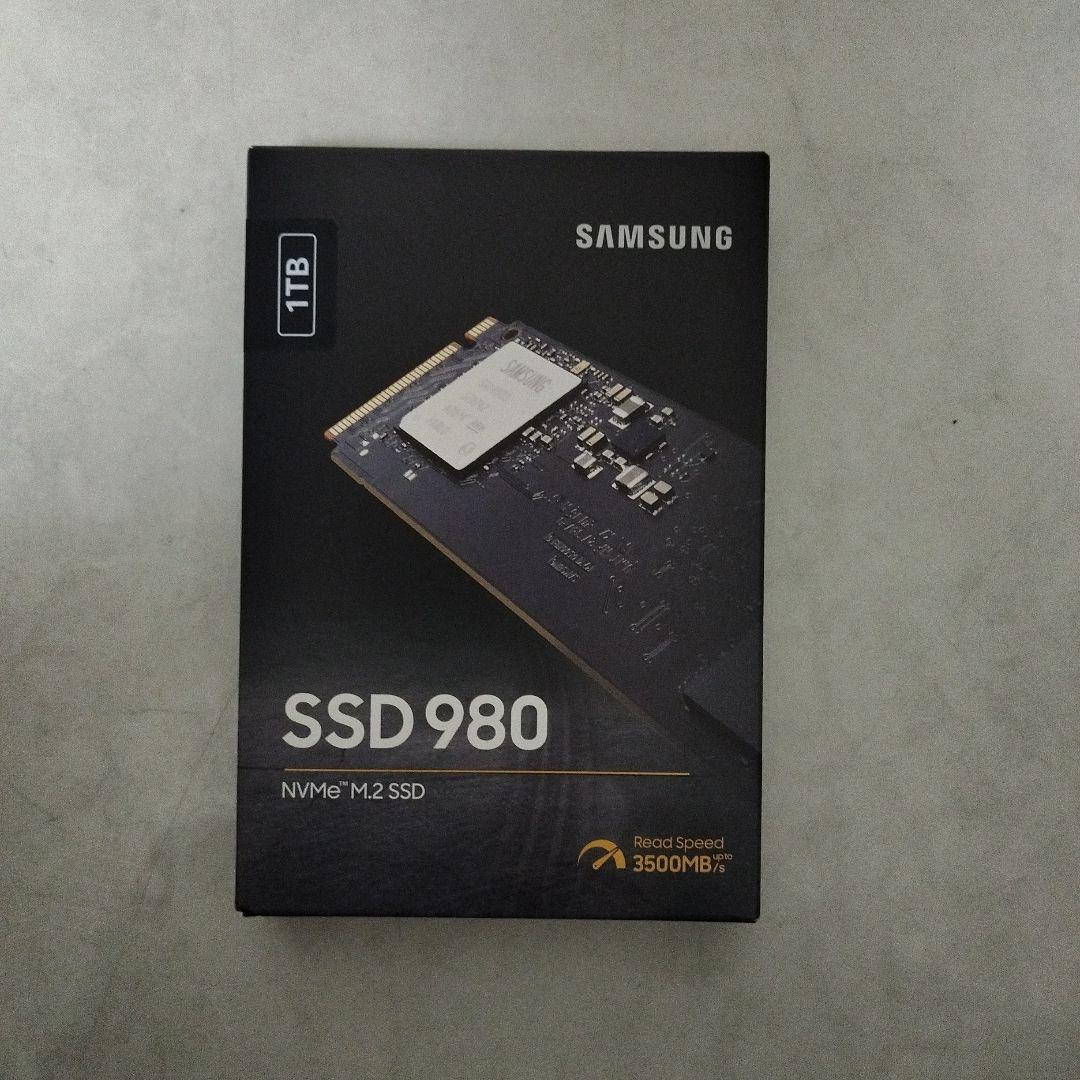 【新品未開封】Samsung SSD 980 1TB NVMe M.2 SSD