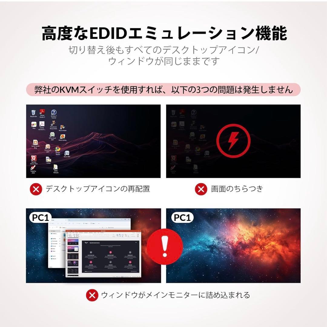 AV Access USB-C 12 in1ドッキングステーションの2入力2出力