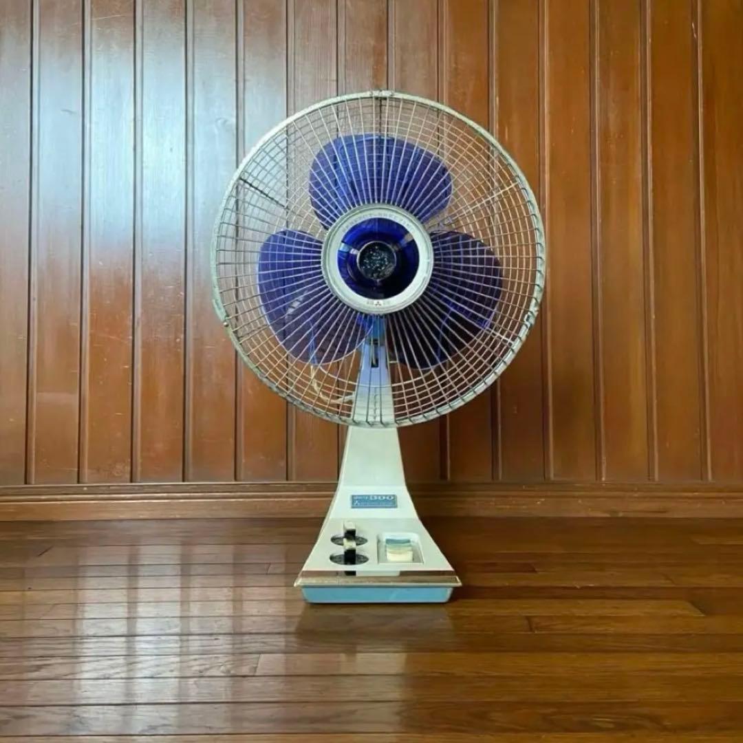 昭和レトロ　扇風機　三菱　ビンテージ　卓上扇