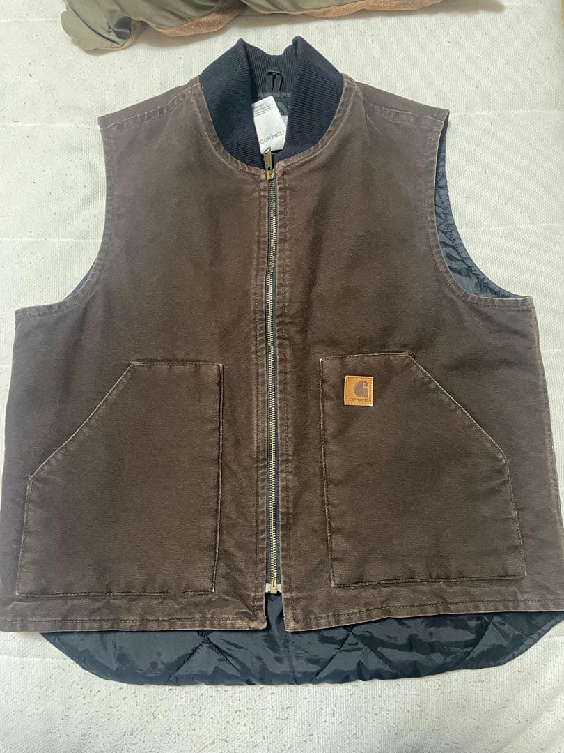 雰囲気最高！Carhartt（カーハート） ベスト　ブラウン