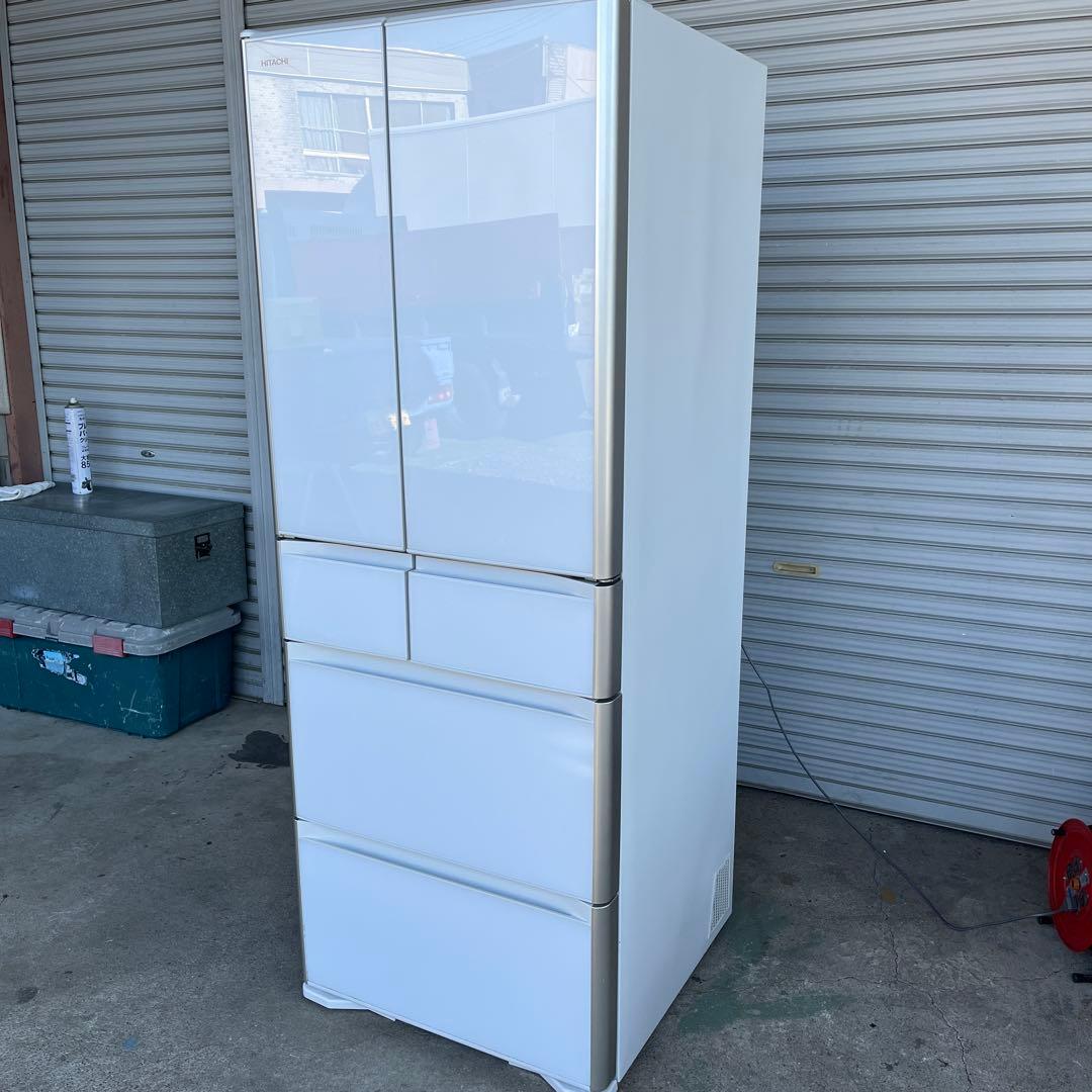 日立ノンフロン冷凍冷蔵庫　R-XG5100H (xw) 2018年製 中古品