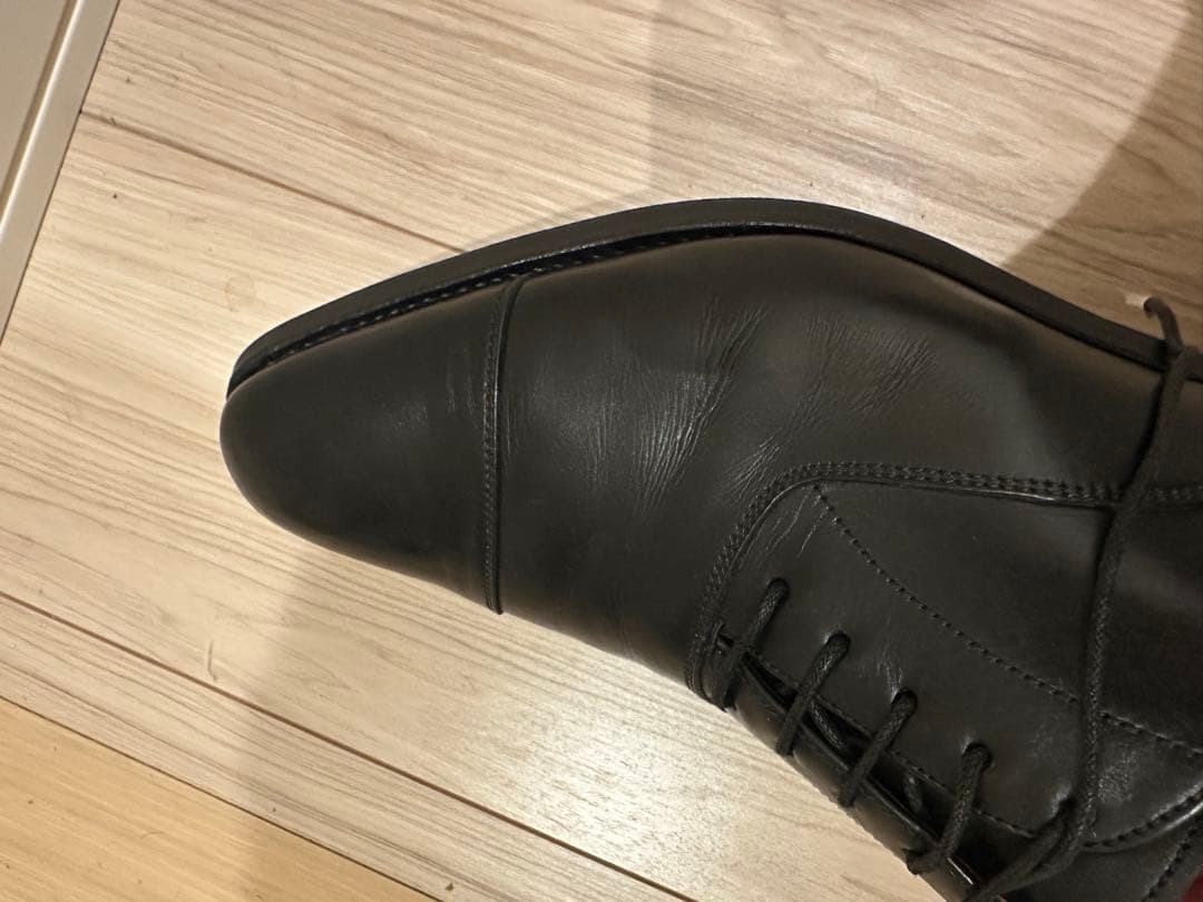 カルミーナ　ストレートチップ　革靴