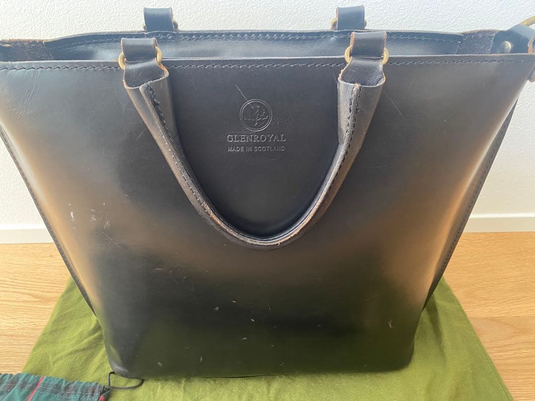 Glen ジップショルダートートバッグ