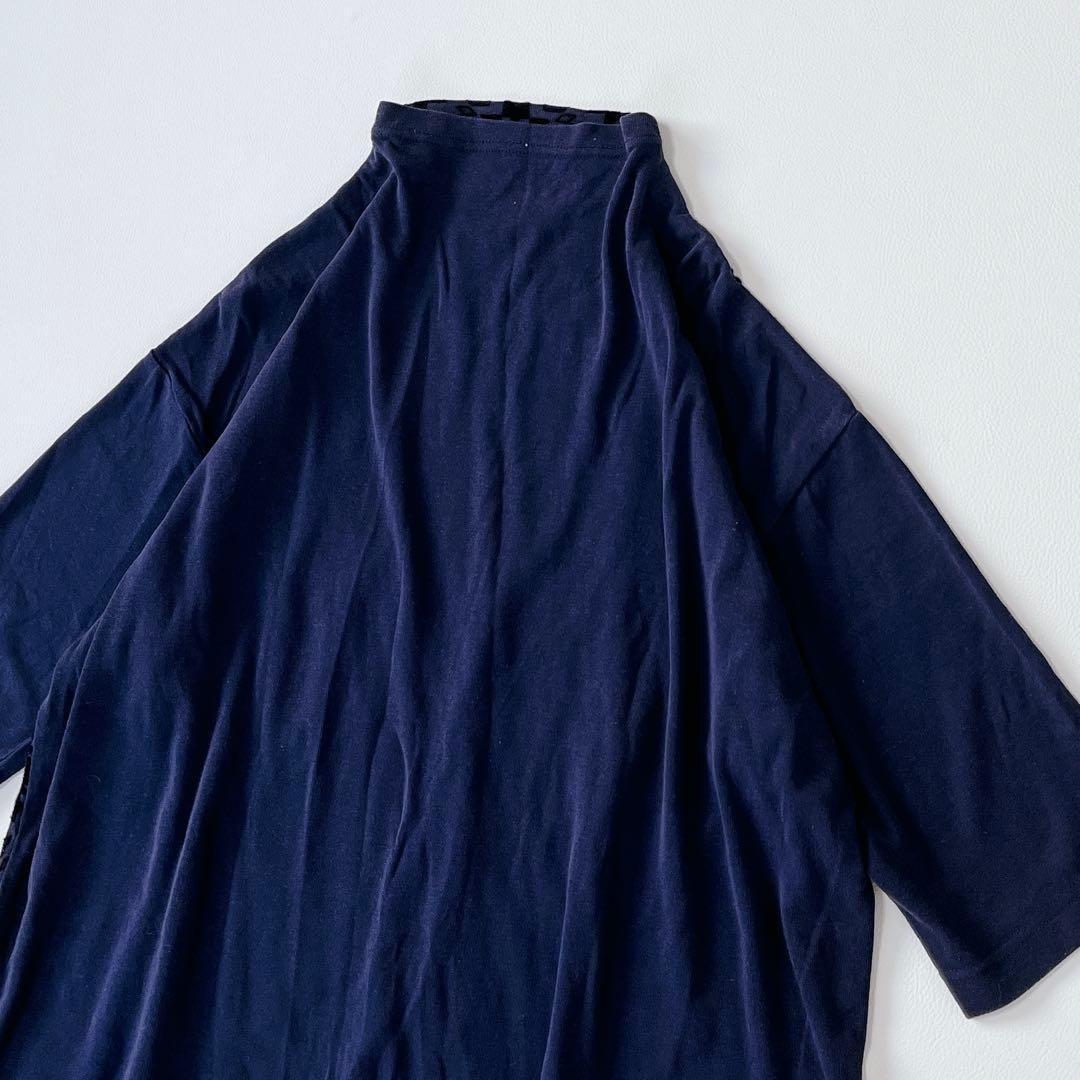 トクコプルミエヴォル フロッキー プリント 民族　人間　七分袖 チュニック