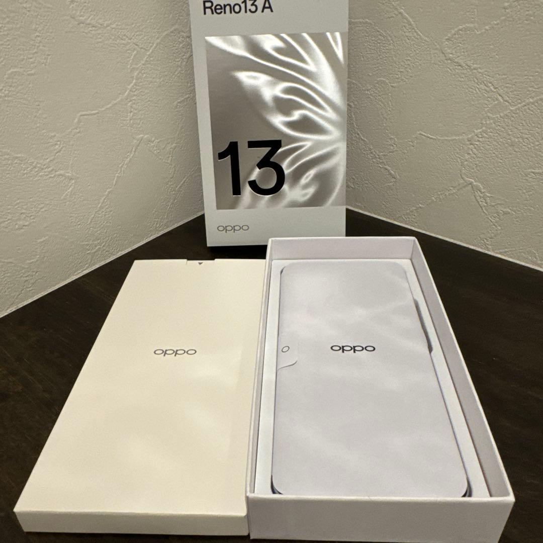 【新品】OPPO Reno13 A OPG05 アイスブルー 128GB
