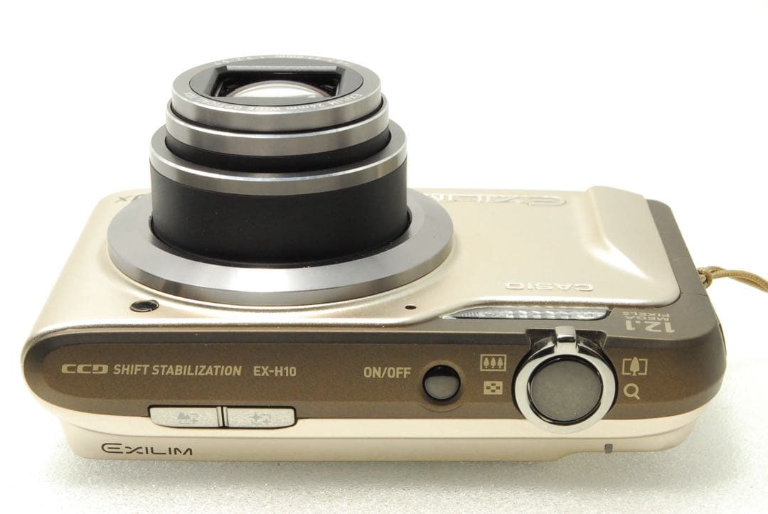 CASIO EXILIM EX-H10❤️スマホ転送 動作確認済 ゴールド カメラ