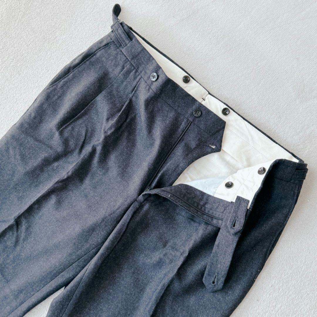 GERMANO BEAMS F サイドアジャスター スラックス フランネルウール