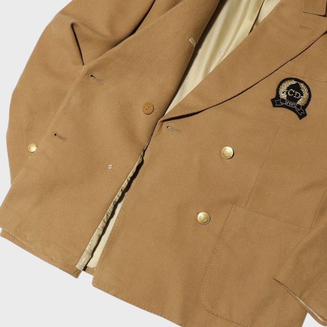 美品★L★Christian Dior★金ボタン ブレザージャケット★ウール