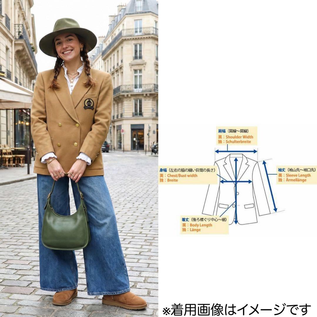 美品★L★Christian Dior★金ボタン ブレザージャケット★ウール