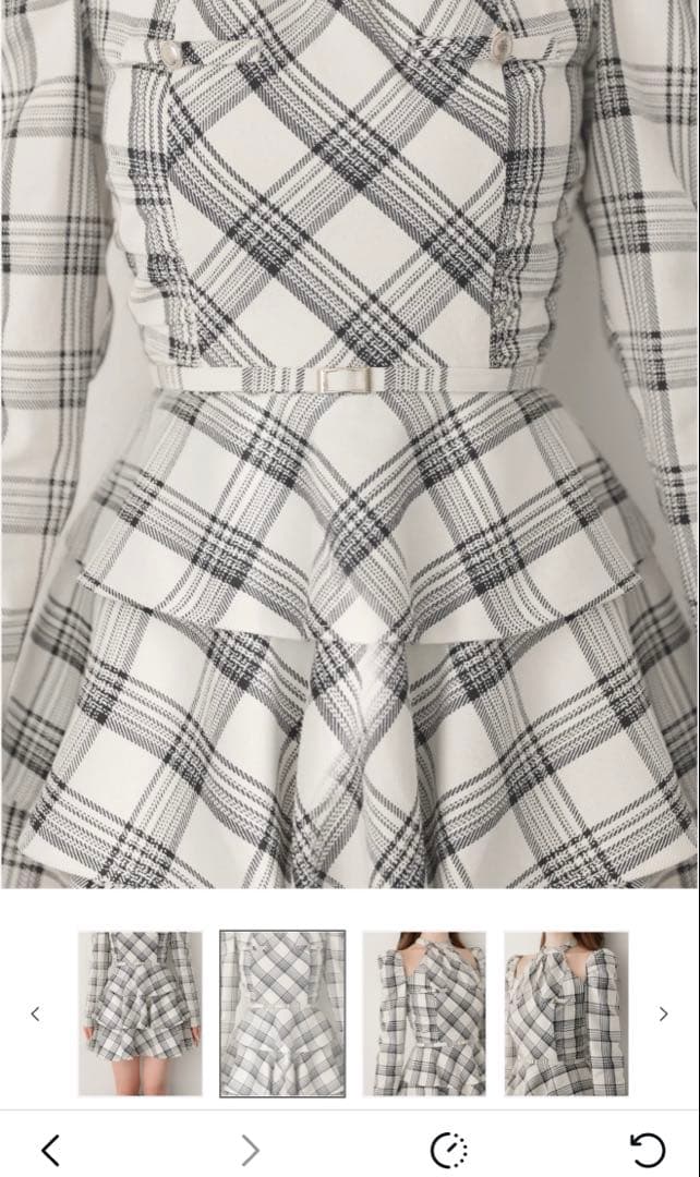 ︎*︎様 エムミーエメ Sleeve halter check mini one