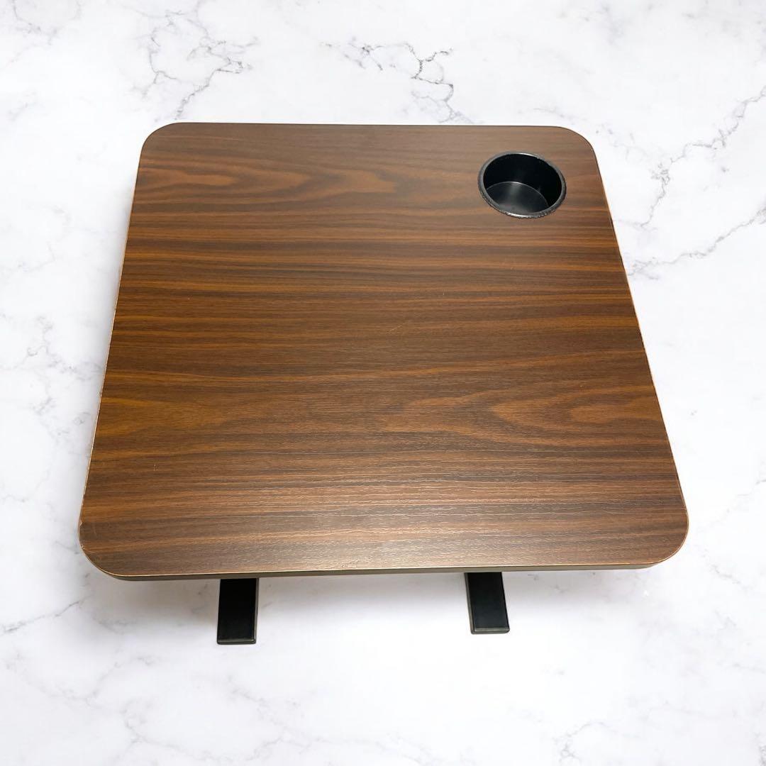 値下美品 昇降式スタンディングデスク　サイドテーブル　カップホルダー コンセント