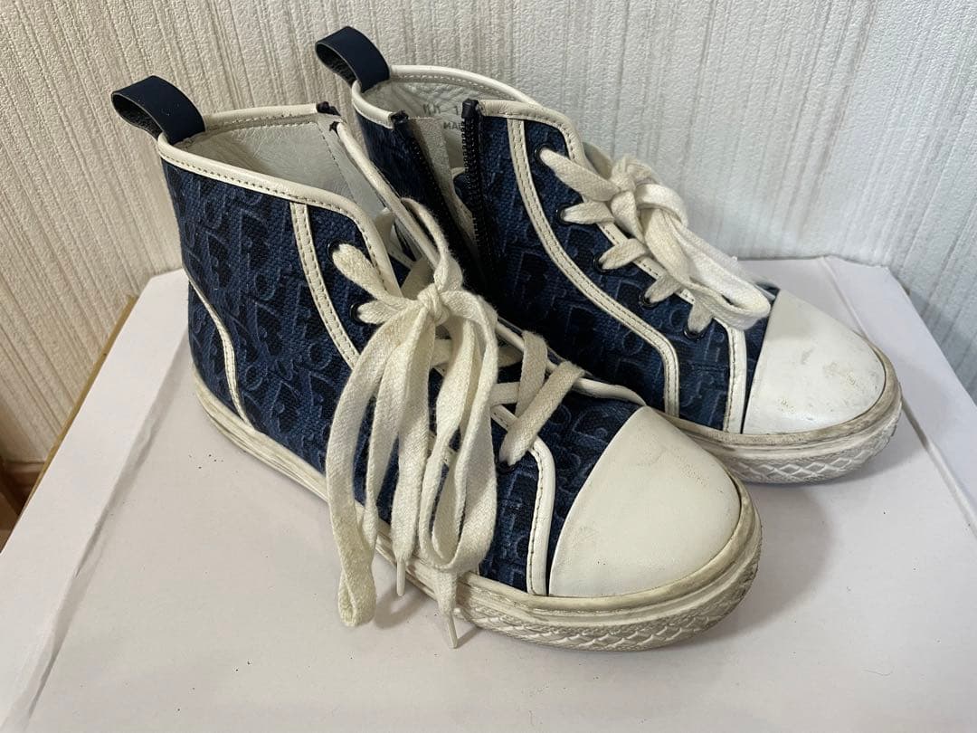 Dior ディオール　トロッター　ハイカット　サイドジップ　スニーカー