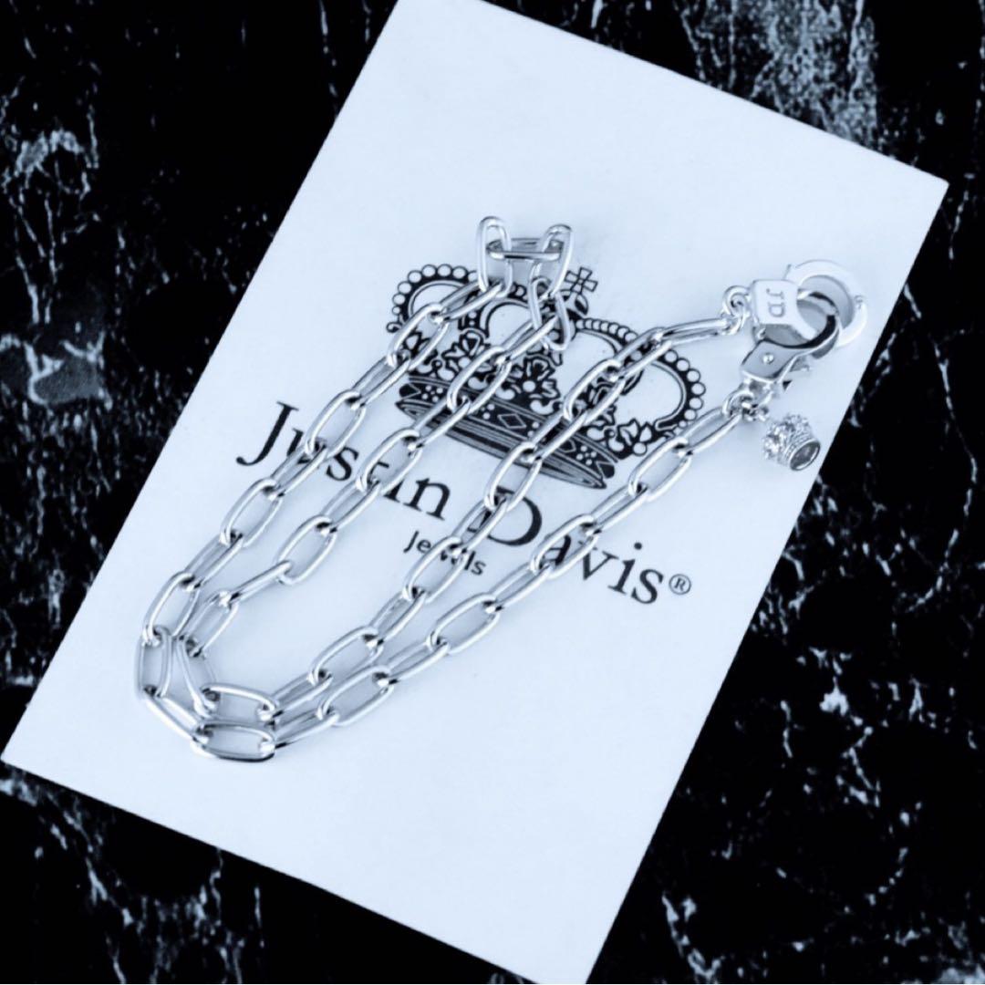 美品!ジャスティンデイビス SAJ438 LOVE CUFF アンクレット