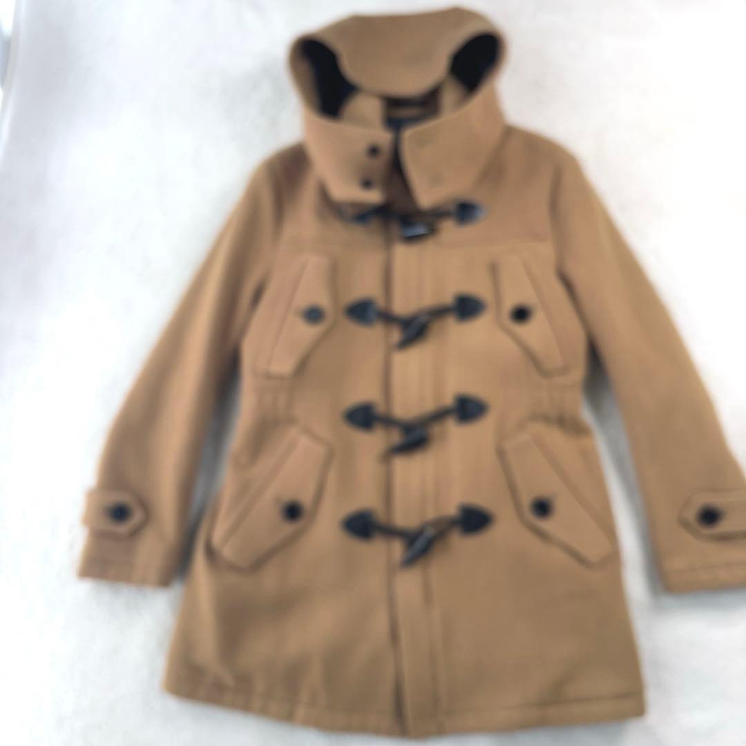 ヴィンテージ バーバリーブラックレーベル ダッフルコート フード付き 2way