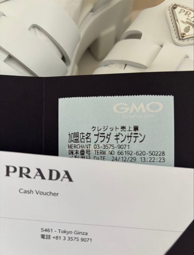 ♡PRADA ホワイト/サンダル