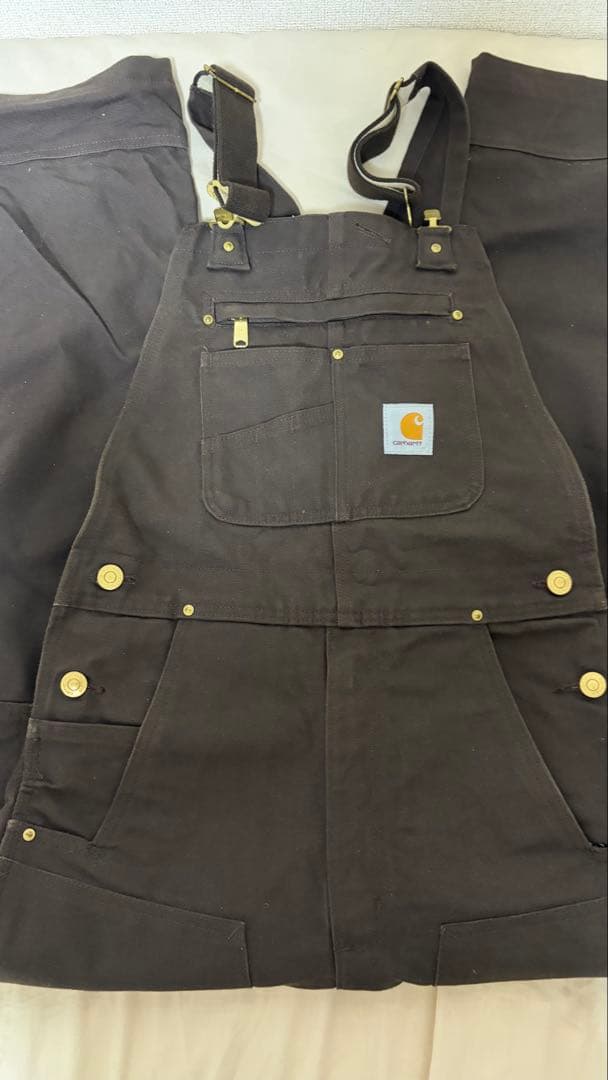 ぺこ　未使用に近い　Carhartt オーバーオール 30×30